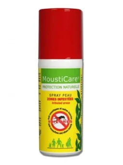 Spray peau anti moustiques Zones infestées Mousticare