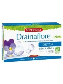 Drainaflore con 15 hierbas orgánicas - Super Diet Detox