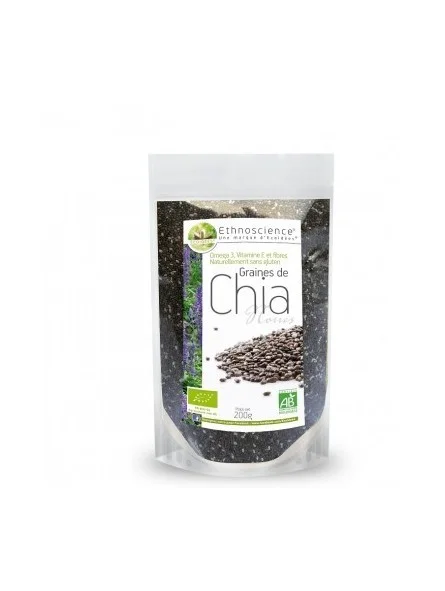 Graines de Chia bio 200g - Oméga 3 Ecoidées