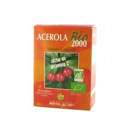 Acerola orgánica 2000 - Vitamina C natural Phyto Actif
