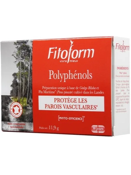 Polifenoles OPC de pino marítimo – Confort circulatorio Fitoform