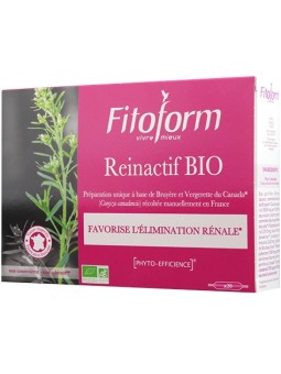 Reinactif bio 20 ampoules - Confort urinaire Fitoform