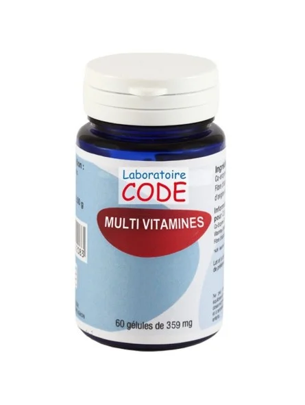 Multi vitamines 60 gél - Laboratoire CODE
