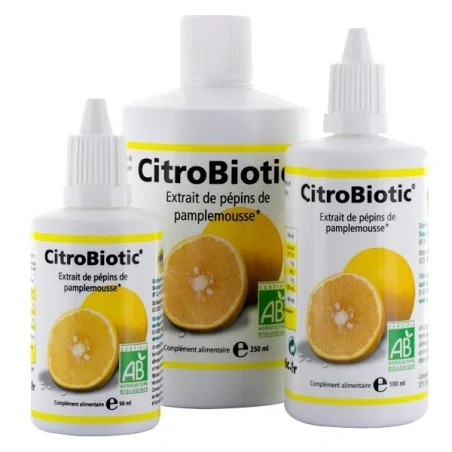Extrait bio de pépins de pamplemousse gouttes - Citrobiotic