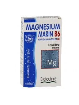 Magnésium marin B6 - Equilibre nerveux Biotechnie 