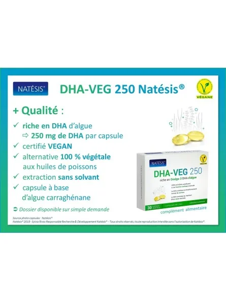 DHA-VEG 250 - Omega3 Natésis