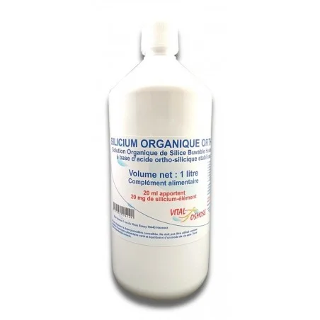 Silicio orgánico ortogénico - Sílice potable Vital Osmose