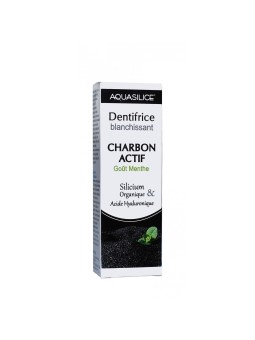 Dentifrice blanchissant Charbon actif bio Aquasilice