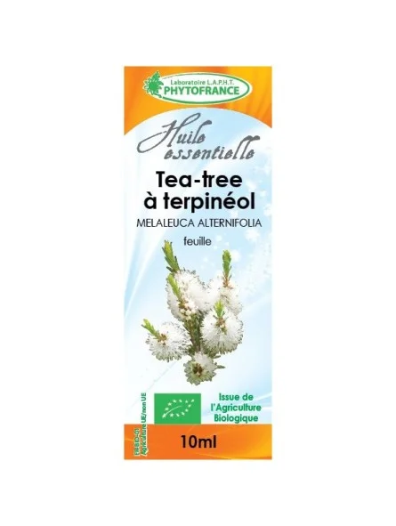 Tea tree Terpinéol bio Huile essentielle 10ml - Aromathérapie PhytoFrance