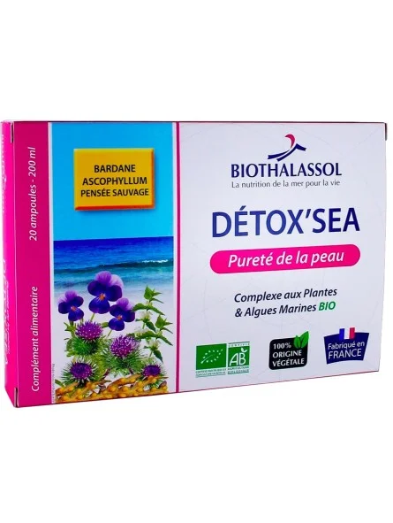 DETOX’SEA pour une pureté de la peau, Laboratoires Biothalassol