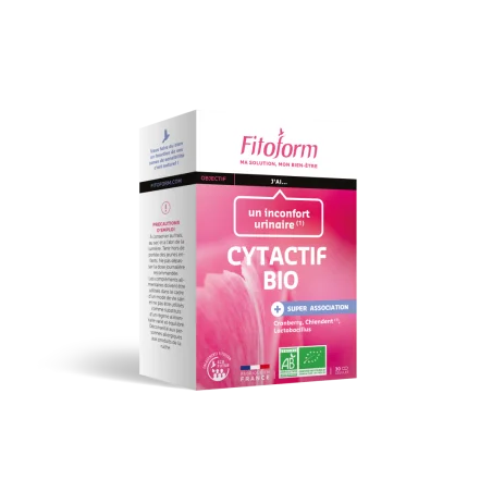 Cytactif bio 30 gélules - Confort urinaire Fitoform