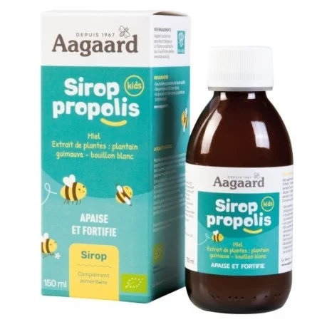 Sirop pectoral à la propolis pour enfants (kids) - 150 ml - Bronches Aagaard