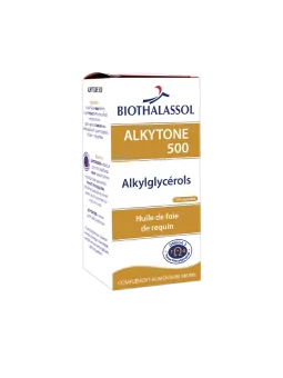 Alkytone 500 Huile de foie de requin 120caps - Immunité Biothalassol