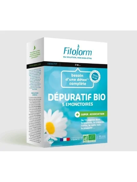 Profundidad 15 plantas orgánicas 20 bulbos - Cure detox Fitoform
