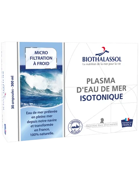 Plasma de mer isotonique Biothalassol 30 ampoules