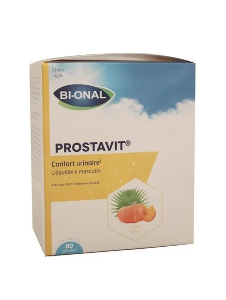 Prostavit - confort urinario hombre Bional 80 tabletas