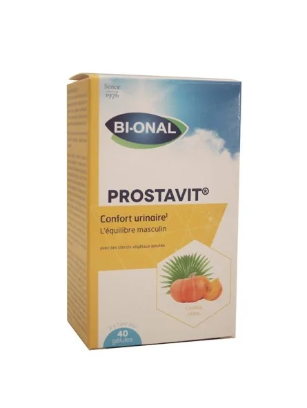 Prostavit - confort urinario hombre Bional 40 tabletas